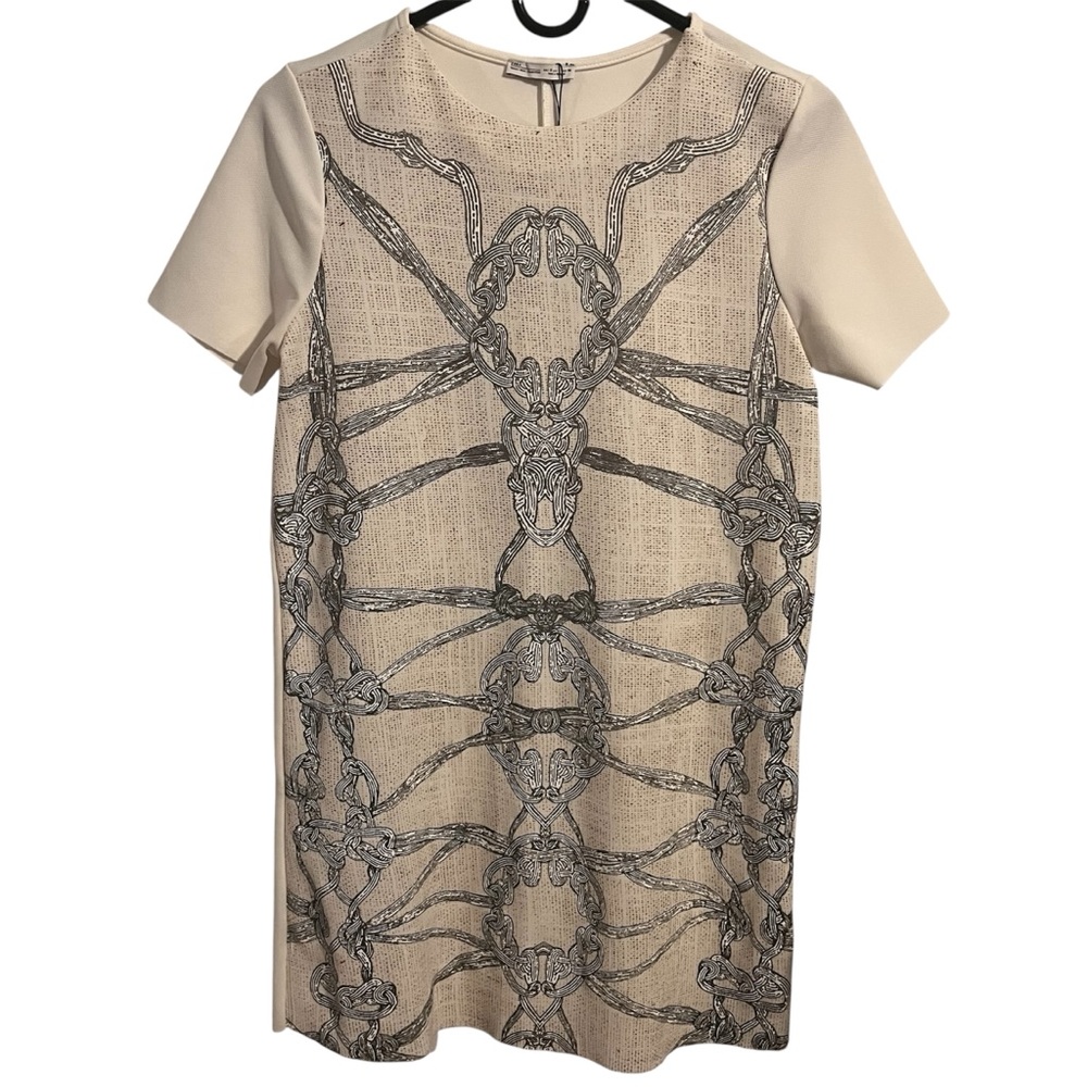 Zara Short Sleeve Patterned Small Dress